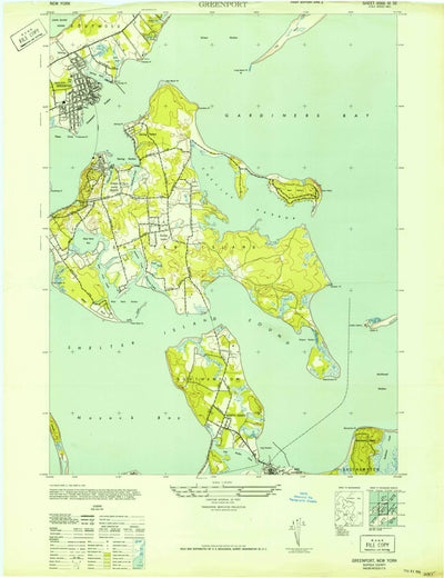 United States Geological Survey Greenport, NY (1947, 24000-Scale) digital map