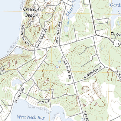 United States Geological Survey Greenport, NY (2023, 24000-Scale) digital map