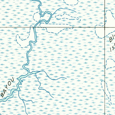 United States Geological Survey Greens Bayou, LA (1934, 24000-Scale) digital map