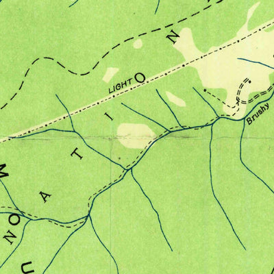 United States Geological Survey Greens Creek, NC (1936, 24000-Scale) digital map