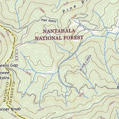 United States Geological Survey Greens Creek, NC (2022, 24000-Scale) digital map