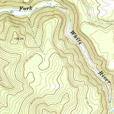 United States Geological Survey Greens Peak, AZ (1969, 24000-Scale) digital map