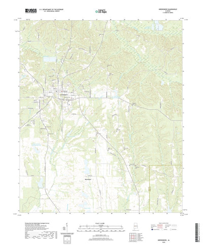 United States Geological Survey Greensboro, AL (2020, 24000-Scale) digital map
