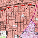 United States Geological Survey Greensboro, NC (1951, 24000-Scale) digital map