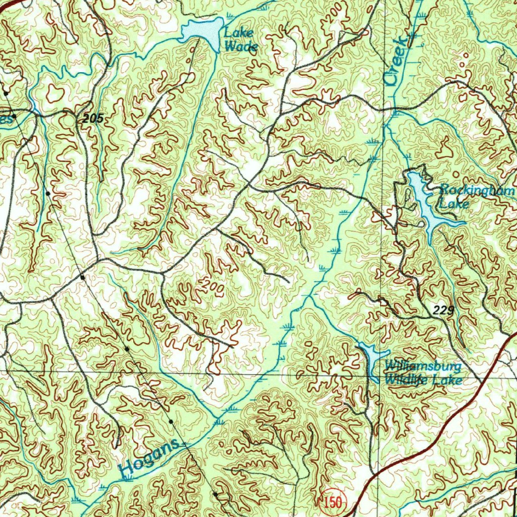 Greensboro, NC (1984, 100000Scale) Map by United States Geological Survey Avenza Maps