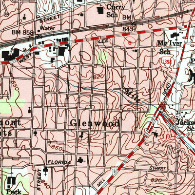 United States Geological Survey Greensboro, NC (1997, 24000-Scale) digital map