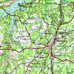 United States Geological Survey Greensboro, NC-VA (1953, 250000-Scale) digital map