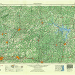 United States Geological Survey Greensboro, NC-VA (1954, 250000-Scale) digital map