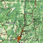 United States Geological Survey Greensboro, NC-VA (1954, 250000-Scale) digital map