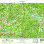 United States Geological Survey Greensboro, NC-VA (1962, 250000-Scale) digital map
