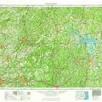 United States Geological Survey Greensboro, NC-VA (1966, 250000-Scale) digital map