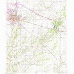 United States Geological Survey Greensburg, IN (1958, 24000-Scale) digital map