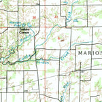 United States Geological Survey Greensburg, IN (1986, 100000-Scale) digital map