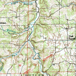 United States Geological Survey Greensburg, IN (1986, 100000-Scale) digital map