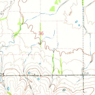 United States Geological Survey Greensburg, MO (1965, 24000-Scale) digital map