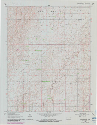 United States Geological Survey Greensburg NW, KS (1969, 24000-Scale) digital map
