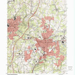United States Geological Survey Greensburg, PA (1993, 24000-Scale) digital map