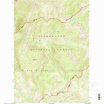 United States Geological Survey Greenside Butte, ID (1994, 24000-Scale) digital map