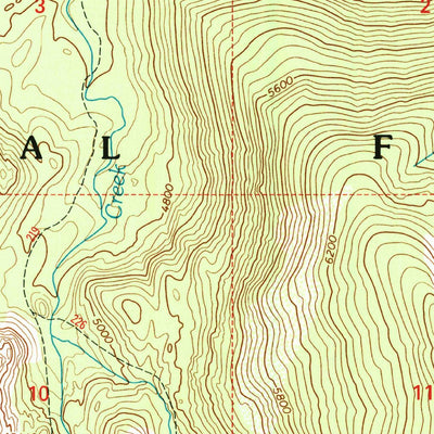 United States Geological Survey Greenside Butte, ID (1994, 24000-Scale) digital map