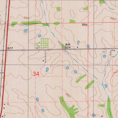 United States Geological Survey Greentop, MO (1979, 24000-Scale) digital map
