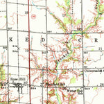United States Geological Survey Greenup, IL (1940, 62500-Scale) digital map