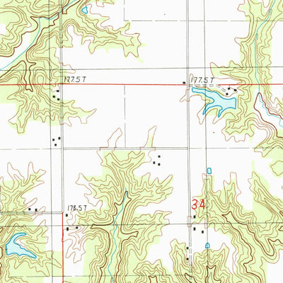 United States Geological Survey Greenup, IL (1985, 24000-Scale) digital map