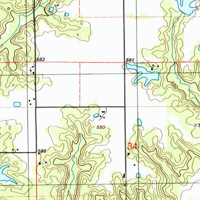 United States Geological Survey Greenup, IL (1998, 24000-Scale) digital map