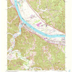 United States Geological Survey Greenup, KY-OH (1972, 24000-Scale) digital map
