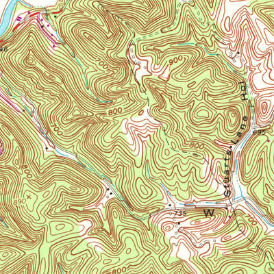 United States Geological Survey Greenup, KY-OH (1972, 24000-Scale) digital map