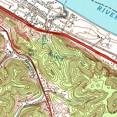 United States Geological Survey Greenup, KY-OH (2002, 24000-Scale) digital map