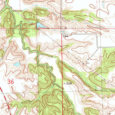 United States Geological Survey Greenview, IL (1980, 24000-Scale) digital map