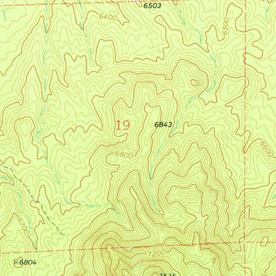 United States Geological Survey Greenville Bench, UT (1971, 24000-Scale) digital map