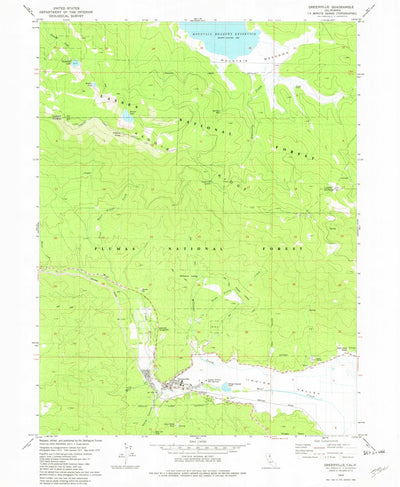 United States Geological Survey Greenville, CA (1979, 24000-Scale) digital map