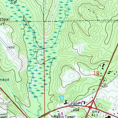 United States Geological Survey Greenville East, AL (1971, 24000-Scale) digital map