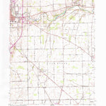 United States Geological Survey Greenville East, OH (1961, 24000-Scale) digital map