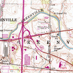United States Geological Survey Greenville East, OH (1961, 24000-Scale) digital map
