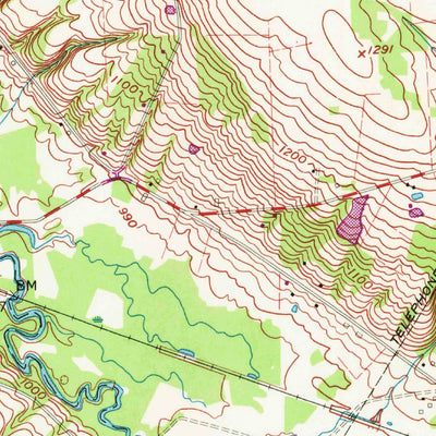 United States Geological Survey Greenville East, PA (1958, 24000-Scale) digital map