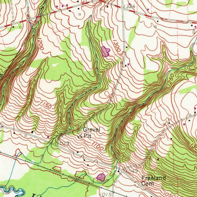 United States Geological Survey Greenville East, PA (1958, 24000-Scale) digital map