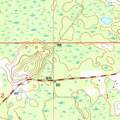 United States Geological Survey Greenville, FL (1954, 24000-Scale) digital map