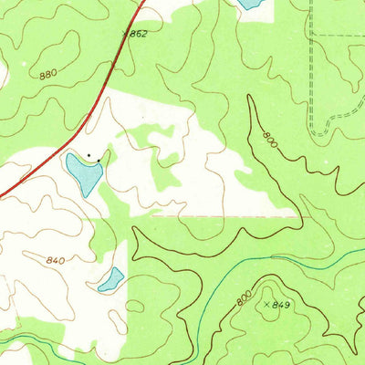 United States Geological Survey Greenville, GA (1971, 24000-Scale) digital map