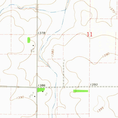 United States Geological Survey Greenville, IA (1966, 24000-Scale) digital map