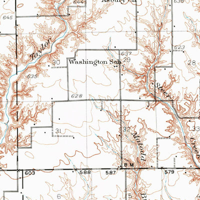 United States Geological Survey Greenville, IL (1932, 62500-Scale) digital map