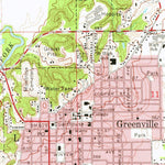 United States Geological Survey Greenville, IL (1974, 24000-Scale) digital map