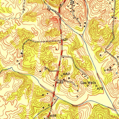 United States Geological Survey Greenville, KY (1952, 24000-Scale) digital map