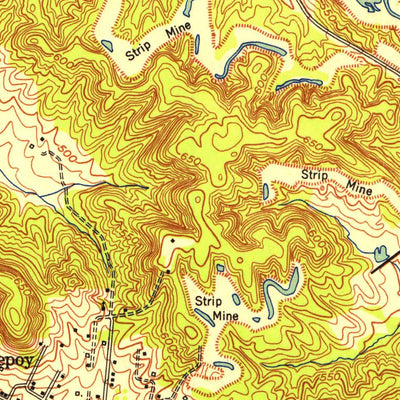 United States Geological Survey Greenville, KY (1952, 24000-Scale) digital map