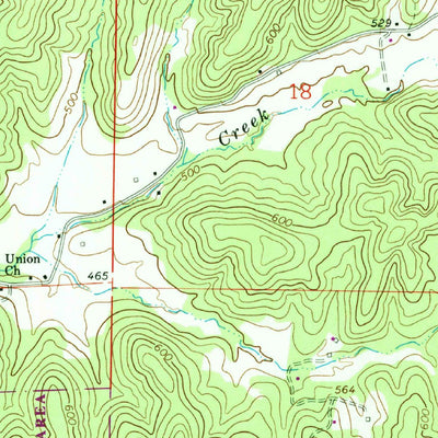 United States Geological Survey Greenville, MO (1966, 24000-Scale) digital map