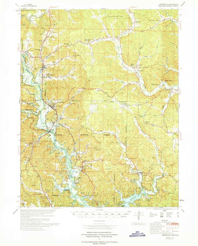 United States Geological Survey Greenville, MO (1970, 62500-Scale) digital map