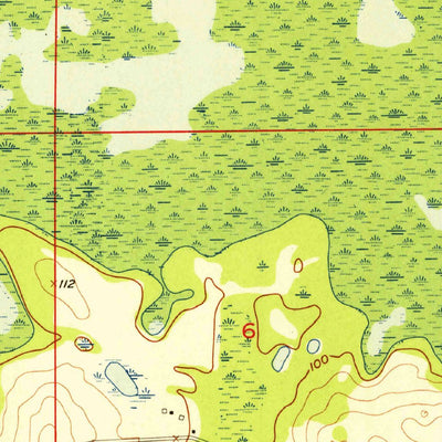 United States Geological Survey Greenville NE, FL (1954, 24000-Scale) digital map