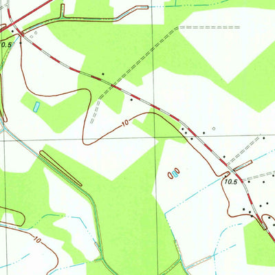 United States Geological Survey Greenville NE, NC (1981, 24000-Scale) digital map