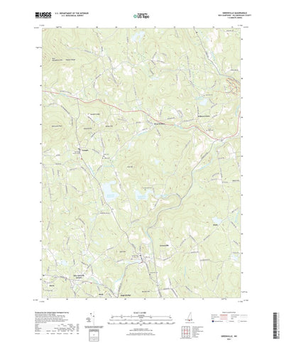 United States Geological Survey Greenville, NH (2021, 24000-Scale) digital map